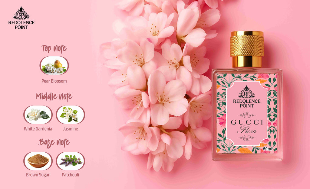 FLORA JASMINE  EAU DE  PERFUME • 50ml